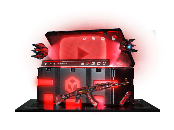 YouTube case CS2 [CS GO] - Open now with GO:GO:CASE | GO:GO:CASE